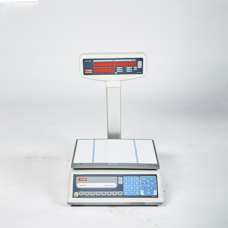 Tem Ege-LED Boyunlu Market Terazisi